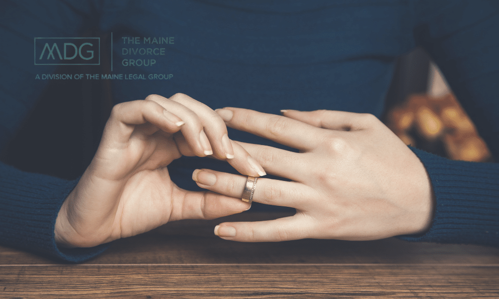 Vacillation over moving forward with a Maine divorce